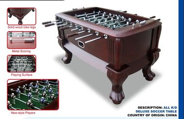 Table de foot classique, table de foot standard avec une jambe en bois massif. fournisseur
